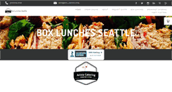 Desktop Screenshot of box-lunches.com